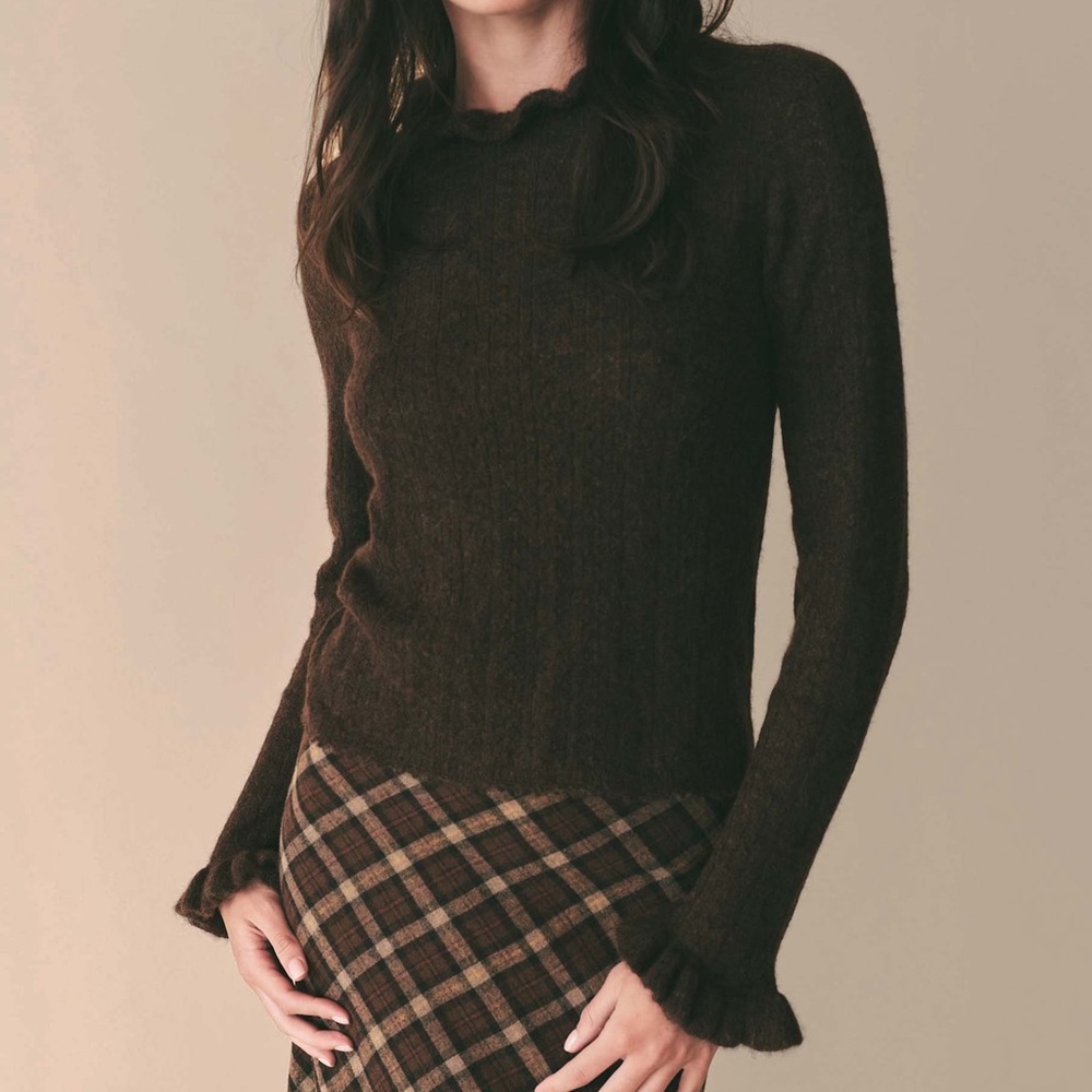 Doen Eliana Sweater - Dark Cacao - M